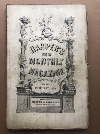 Item #H17932 Harper's New Monthly Magazine, February 1872. Mrs. S. C. Hall Anthony Trollope