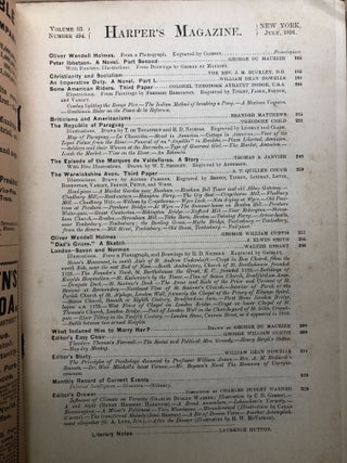 Harper's New Monthly Magazine, July 1891