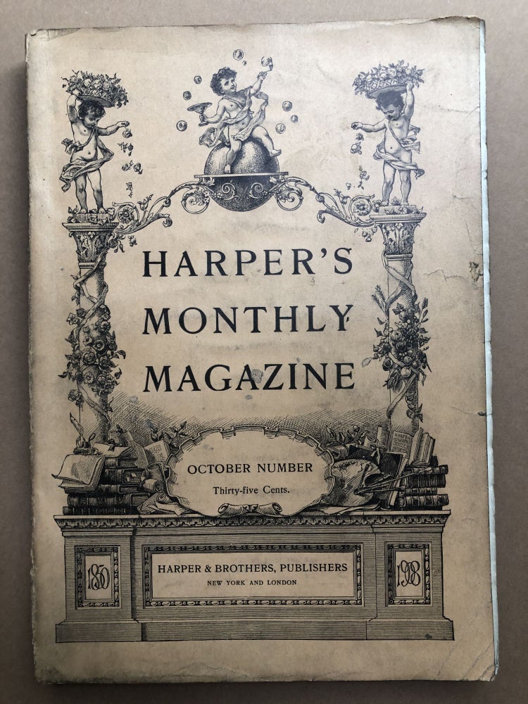 Item #H17965 Harper's Monthly Magazine, October 1908. Vilhjalmr Stefansson Mary Heaton Vorse, Zona Gale.