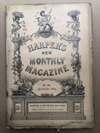 Item #H17975 Harper's New Monthly Magazine, August 1891. Walter Besant Mark Twain