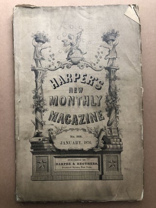 Item #H17996 Harper's New Monthly Magazine, January 1876. Constance Fenimore Woolson George Cable
