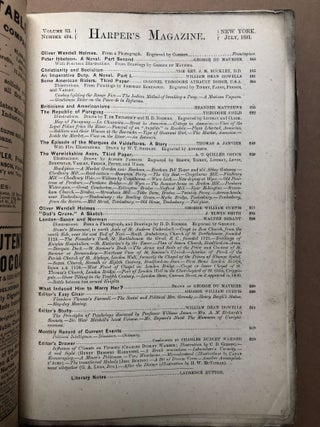 Harper's New Monthly Magazine, July 1891