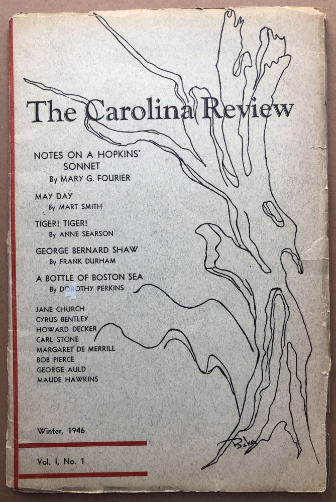 Item #H18022 The Carolina Review, Vol. I, No. 1, Winter 1946. Mac S. ed Hammond.