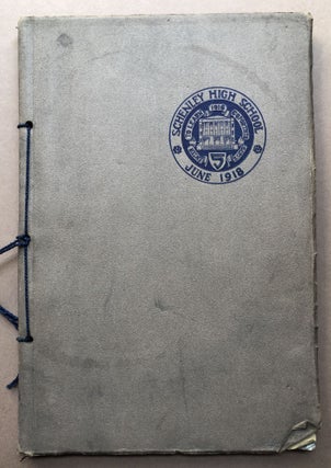 Item #H18032 Schenley High School Yearbook, Commencement Number, June 1918, Pittsburgh PA
