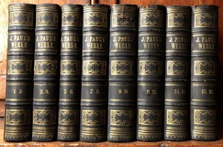 Item #H18070 Ausgewählte Werke, 16 books in eight volumes. Jean Paul, Friedrich Richter