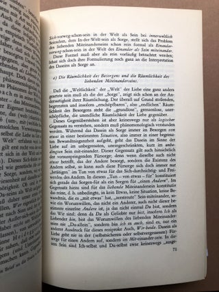 Grundformen und Erkenntnis menschlichen Daseins (Basic Forms and the Realization of Human "Being-in-the-World")
