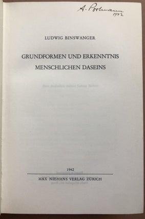 Grundformen und Erkenntnis menschlichen Daseins (Basic Forms and the Realization of Human "Being-in-the-World")