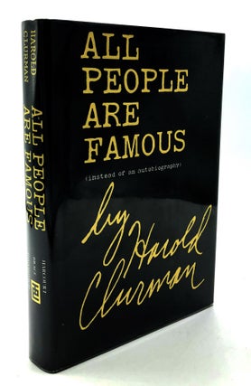 Item #H18282 All People Are Famous (instead of an autobiography) - inscribed to composer David...