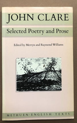 Item #H18300 Selected Poetry and Prose -- Eric Robinson's copy. John Clare, Merryn and Raymond...