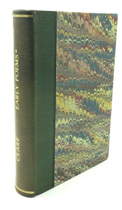 Item #H18331 The Early Poems of John Clare 1804-1822, vol. I -- leatherbound edition from the...