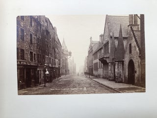 1880s large leather folio SOUVENIR OF SCOTLAND with 32 original photos