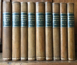 Item #H18654 The Collected Works of Sir Humphry Davy, 9 volumes. Humphry Davy, John Davy