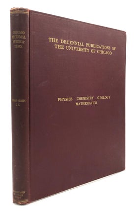 Item #H18813 Investigations Representing the Departments: Physics, Chemistry, Geology,...