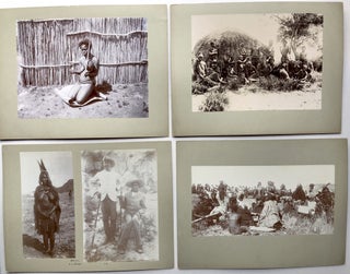 Group of ca. 80 original photographs of Zulu natives in South Africa, 1905