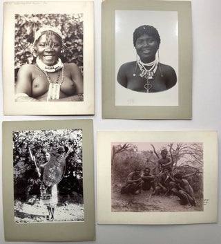 Group of ca. 80 original photographs of Zulu natives in South Africa, 1905