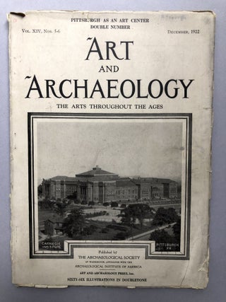Item #H19061 "Pittsburgh Double Number" of Art and Archaeology Magazine, Nov.-Dec. 1922. Samuel...