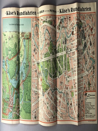Käse's Rundfahrten: 1936 brochure & map for tours of Berlin & Potsdam