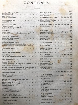 The Atlantic Monthly, Vols. XV & XVI, January - December 1865 in 2 volumes