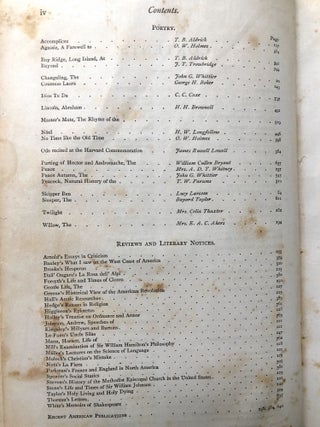 The Atlantic Monthly, Vols. XV & XVI, January - December 1865 in 2 volumes