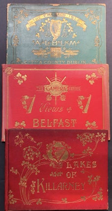 Item #H19220 3 1900s Irish viewbooks: The Emerald Isle Album, City & County Dublin; The Camera...