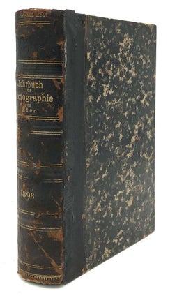 Item #H19373 Jahrbuch für Photographie und Reproduktionstechnik, fur das Jahr 1898. Josef Maria...