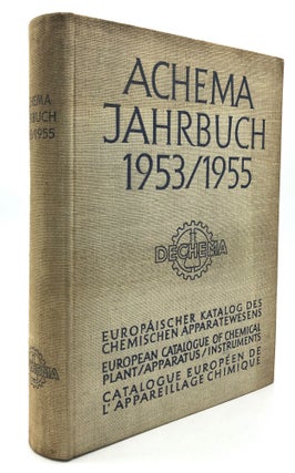 Item #H19490 Achema Jahrbuch, Jahrgang 1953/55: Berichte uber Stand und Entwicklung des...