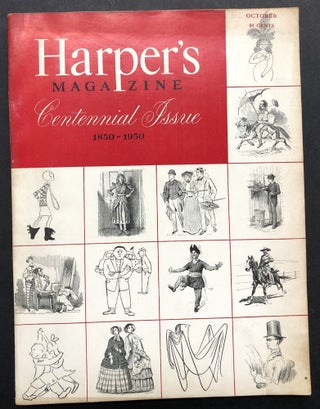 Item #H19501 Harper's Magazine, October 1950, Centennial Issue 1850-1950. W. H. Auden, Thomas...