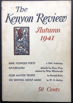 Item #H19511 The Kenyon Review, Autumn 1941. John Ciardi, Kenneth Burke, Donald Davidson, Howard...