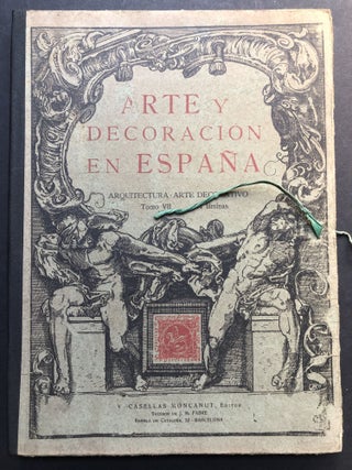 Item #H19747 Arte y Decoración en España, Tomo VII, Ano 1924