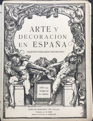 Arte y Decoración en España, Tomo III, Ano 1919