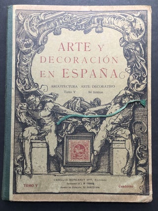 Item #H19750 Arte y Decoración en España, Tomo V, Ano 1920