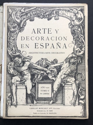 Arte y Decoración en España, Tomo V, Ano 1920