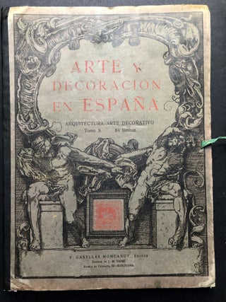 Item #H19752 Arte y Decoración en España, Tomo X, Ano 1927