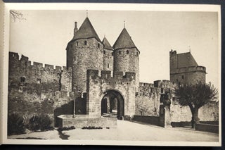 Ca. 1920s booklet of postcards of Carcassone in southern France
