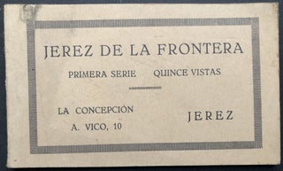Item #H19890 Ca. 1920s postcard booklet of Jerez de la Frontera (Andalusia, Spain
