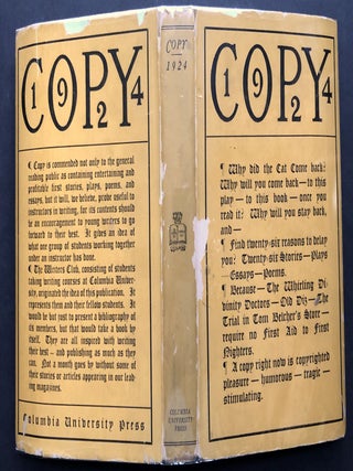 Item #H19891 Copy 1924, Stories, Plays, Poems, Essays selected from the published work of...
