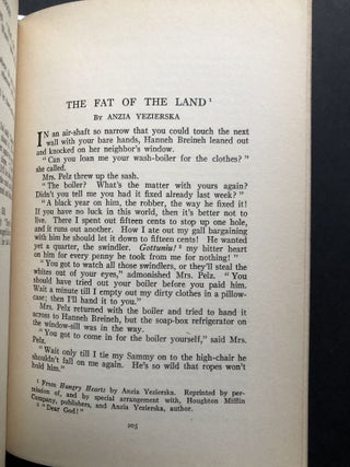 Copy 1924, Stories, Plays, Poems, Essays selected from the published work of Students in the Special Courses in Writing, University Extension, Columbia University