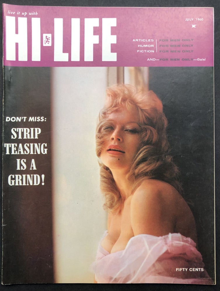 Item #H19950 Hi Life, Vol. 2 no. 6, July 1960. Madmen Era Men's Magazines.