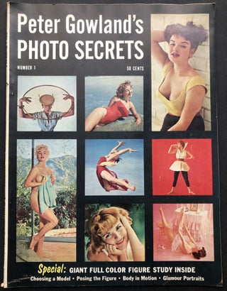 Item #H19955 Peter Gowland's Photo Secrets no. 1, 1958. Madmen Era Men's Magazines, Peter Gowland