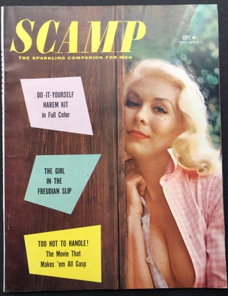 Item #H19962 Scamp, the sparkling companion for men, Vol. 4 no. 2 September 1960. Madmen Era...