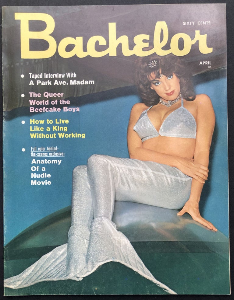 Item #H19977 Bachelor Magazine, Vol. 7 no. 2, April 1966. Madmen Era Men's Magazines.