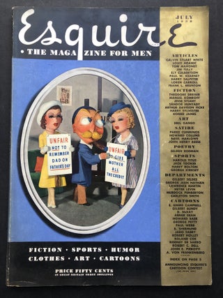 Item #H20239 Esquire, July 1938. Jim Tully, Selden Rodman, Theodore Dreiser, Jesse Stuart