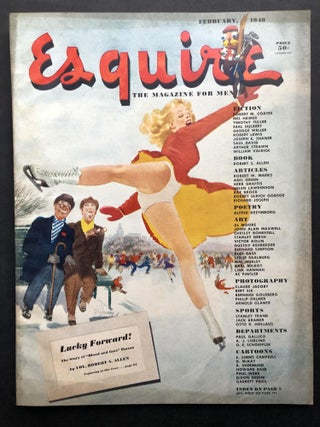 Item #H20257 Esquire, February 1948. Robert M. Coates, A. J. Liebling