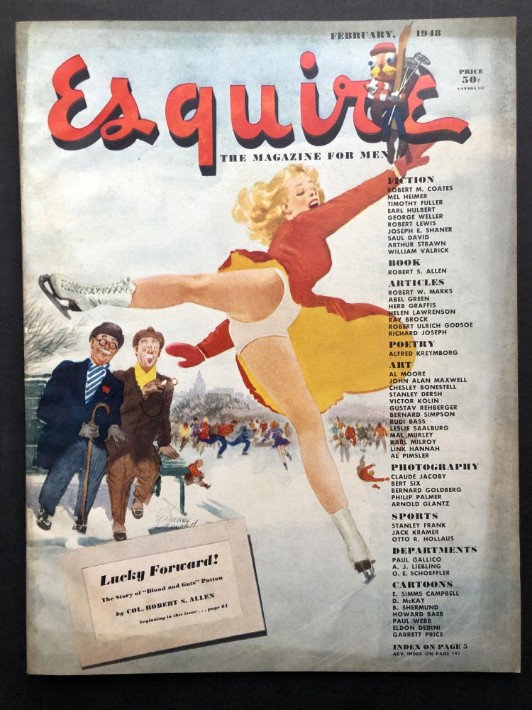 Item #H20257 Esquire, February 1948. Robert M. Coates, A. J. Liebling.