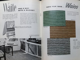 1956 & 1958 catalogs for Waite Rugs, Oshkosh, Wisconsin