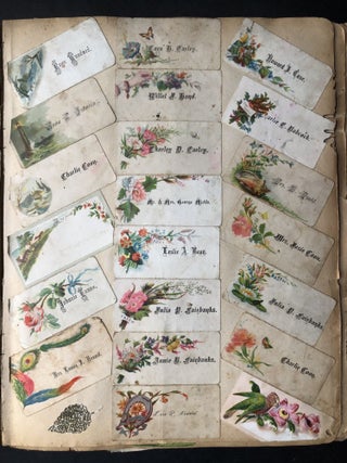 Columbian Souvenir: 1893 album of trade cards, chromolithographs, die-cuts
