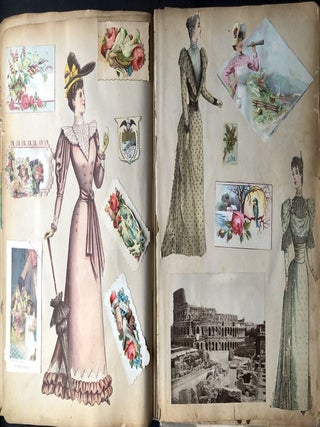Columbian Souvenir: 1893 album of trade cards, chromolithographs, die-cuts