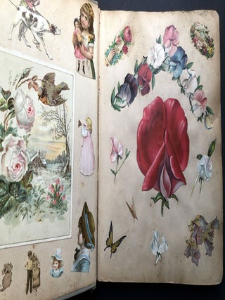 Columbian Souvenir: 1893 album of trade cards, chromolithographs, die-cuts