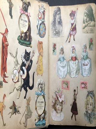 Columbian Souvenir: 1893 album of trade cards, chromolithographs, die-cuts