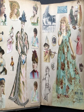 Columbian Souvenir: 1893 album of trade cards, chromolithographs, die-cuts